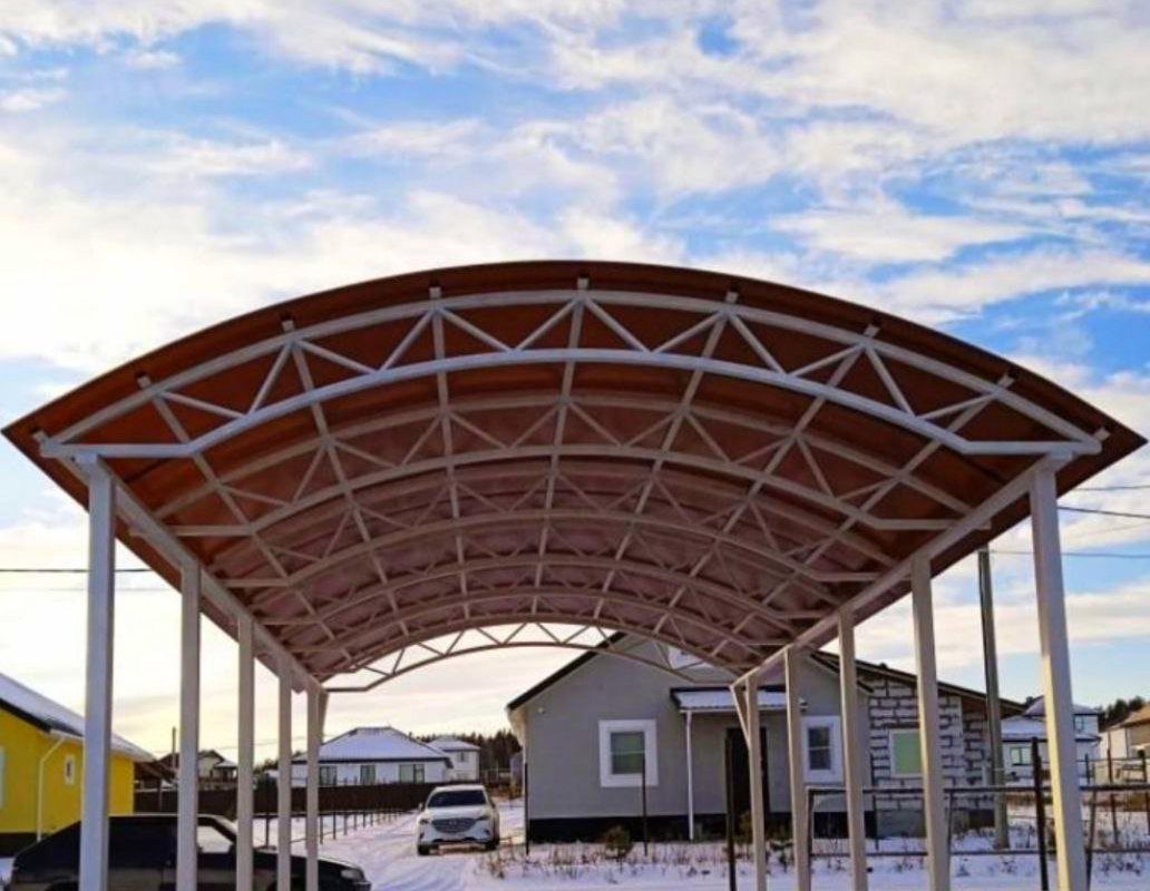 Хай-тек автонавес из поликарбоната для машин